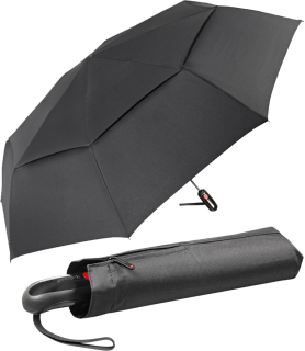 Knirps XXL-120cm Taschenschirm Fiber Xtreme BIG-Duomatic - black