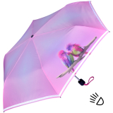 Knirps Kinder-Taschenschirm 4Kids reflective mit Reflexborte - Rainbow Canaries
