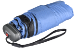Knirps mini Taschenschirm Travel mit UV- und Hitze-Schutz - blue - black coating