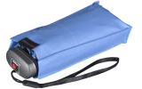 Knirps mini Taschenschirm Travel mit UV- und Hitze-Schutz - blue - black coating