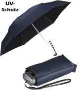 Knirps mini Taschenschirm Travel mit UV- und Hitze-Schutz...