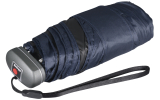 Knirps mini Taschenschirm Travel mit UV- und Hitze-Schutz - navy - black coating