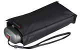 Knirps mini Taschenschirm Travel mit UV- und Hitze-Schutz - black - rose coating