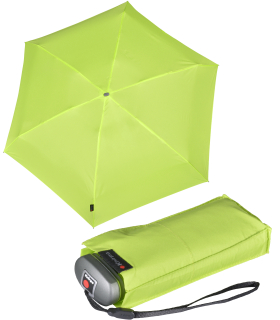 Knirps mini Taschenschirm Travel mit UV-Schutz - lime
