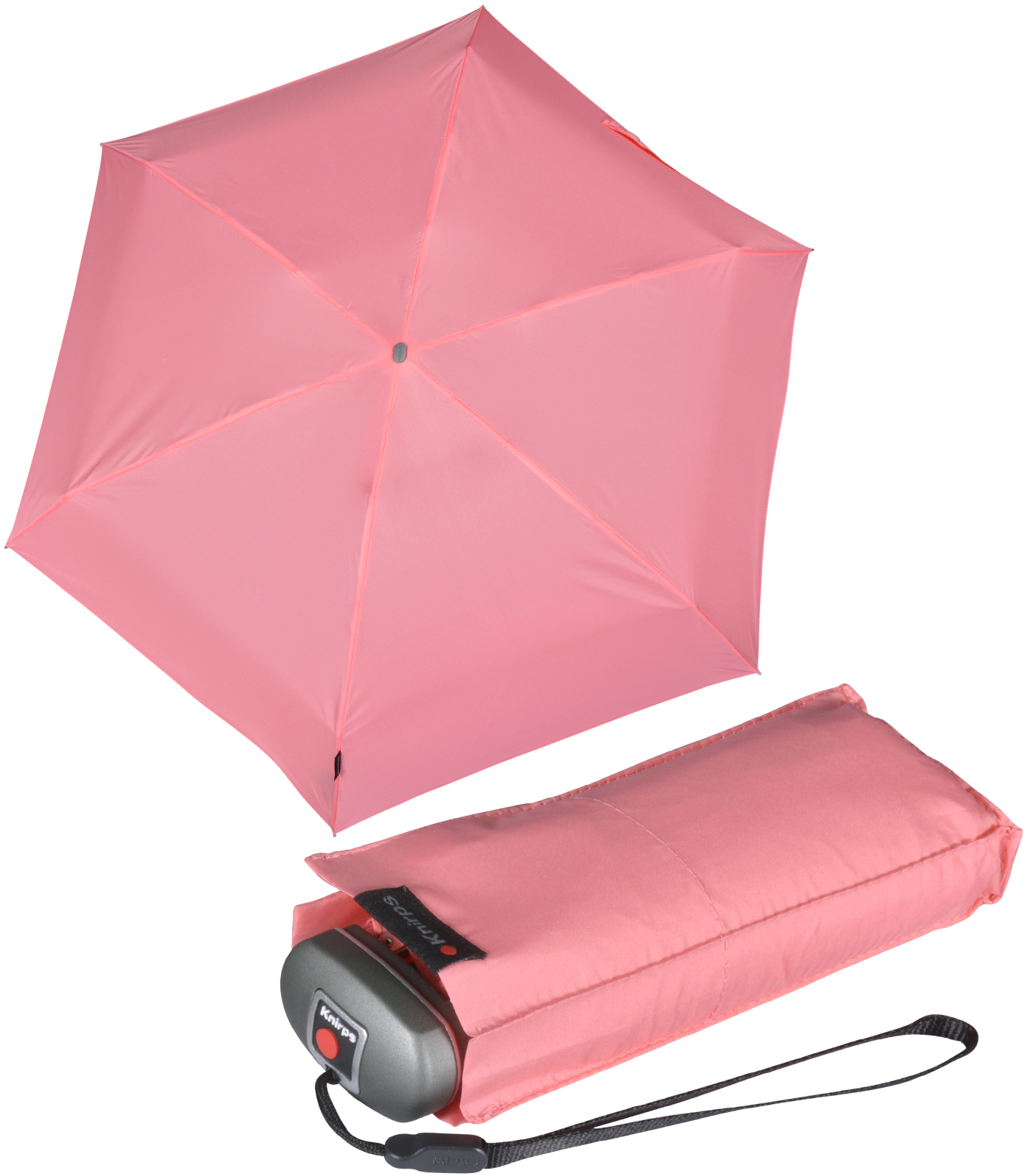 Knirps mini Taschenschirm Travel mit UV-Schutz - pink