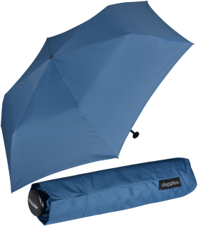 Doppler zero,99 extrem leichter Mini Damen Taschenschirm UV-Schutz Sun - ultra blue