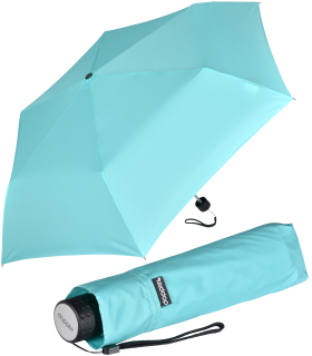 Doppler Mini Taschenschirm Havanna UV-Schutz Sun - aqua blue