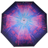 Knirps Damen Taschenschirm E.200 Duomatic - Matrix pink