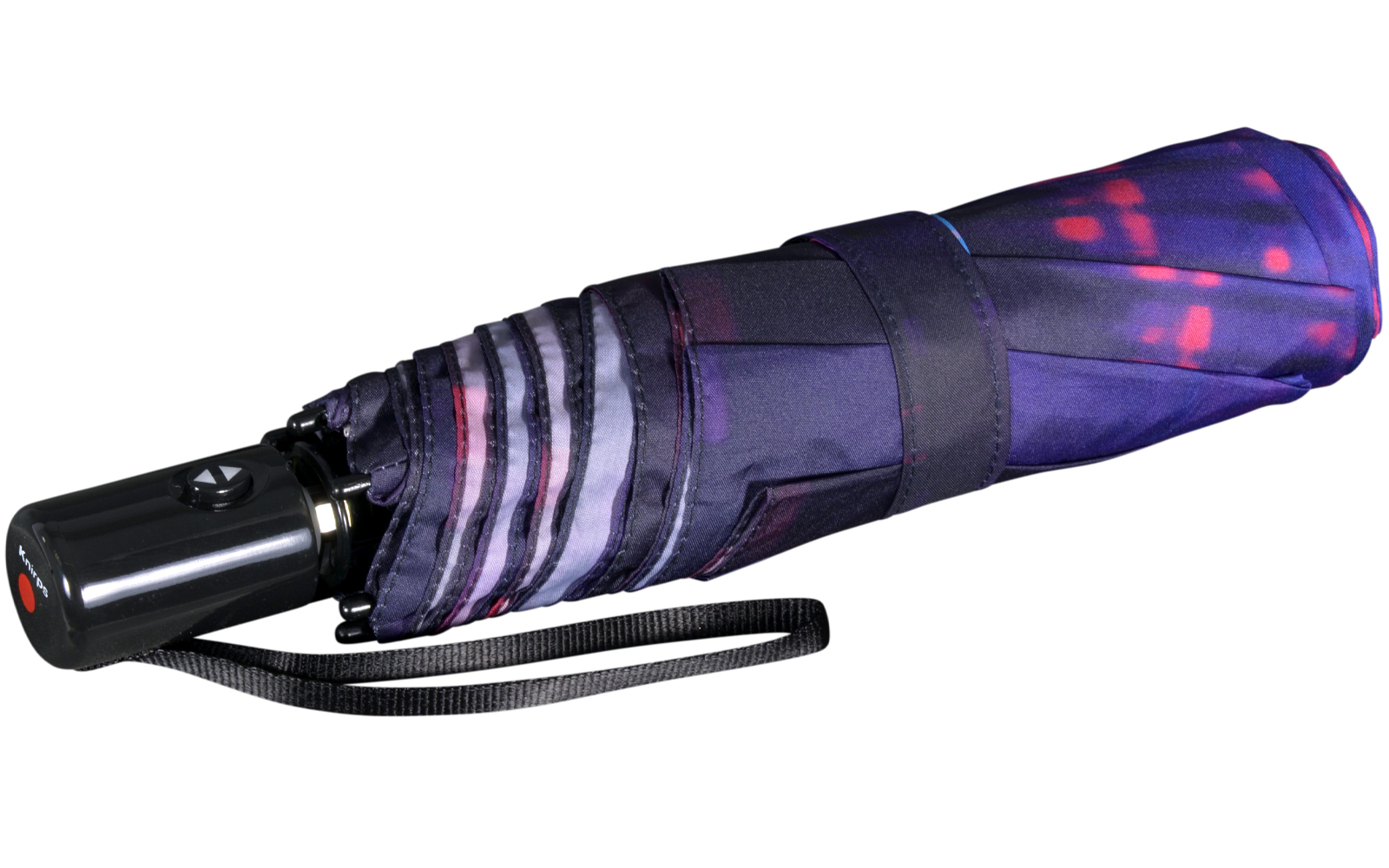 Knirps Taschenschirm Slim Duomatic Auf-Zu-Automatik Matrix - pink