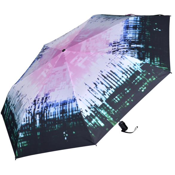 Knirps Taschenschirm Slim Duomatic Auf-Zu-Automatik Matrix - rose