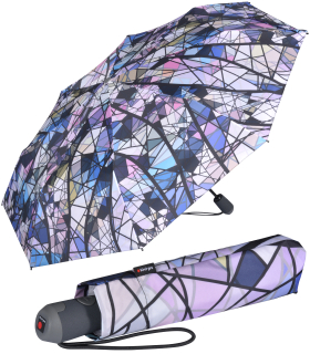 Knirps Damen Taschenschirm E.200 Duomatic - Mosaik