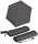 Knirps Taschenschirm US.050 Ultra Light Slim Manual im Etui - dark grey