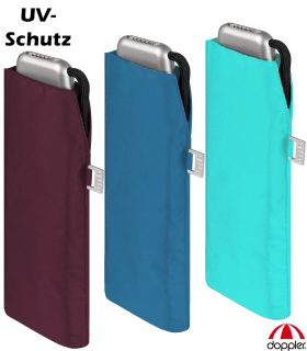 Doppler Damen Taschenschirm Carbonsteel Mini Slim UV-Schutz
