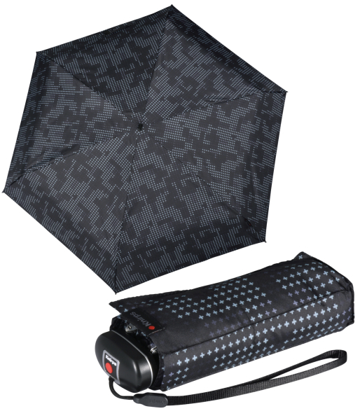 Knirps mini Taschenschirm Travel Computerized - black