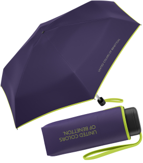 Benetton Taschenschirm Ultra Mini Flat HW 2024 - indigo