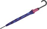 Benetton Stockschirm Long Automatik Checks - blue