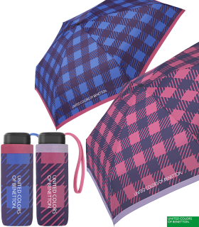 Benetton Taschenschirm Ultra Mini Flat Checks