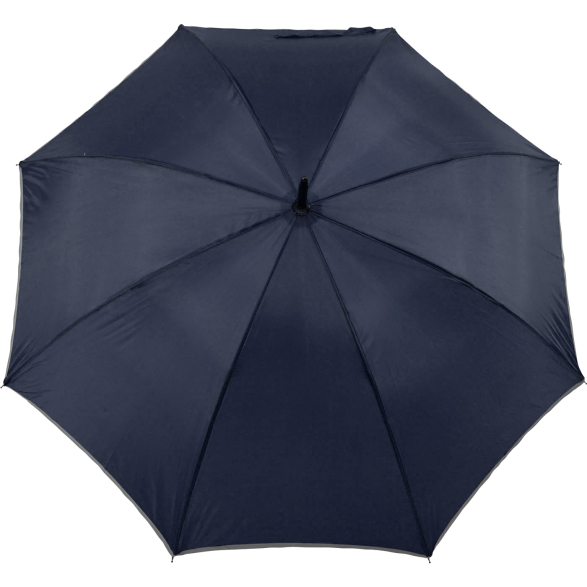 Falcone® Reflex Regenschirm Fiberglas mit reflektierendem Einfassband - navy