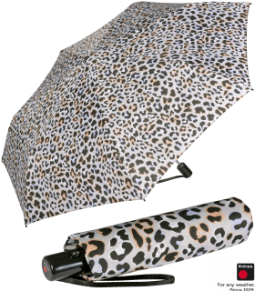 Knirps Taschenschirm Slim Duomatic Auf-Zu-Automatik Jaguar apricot
