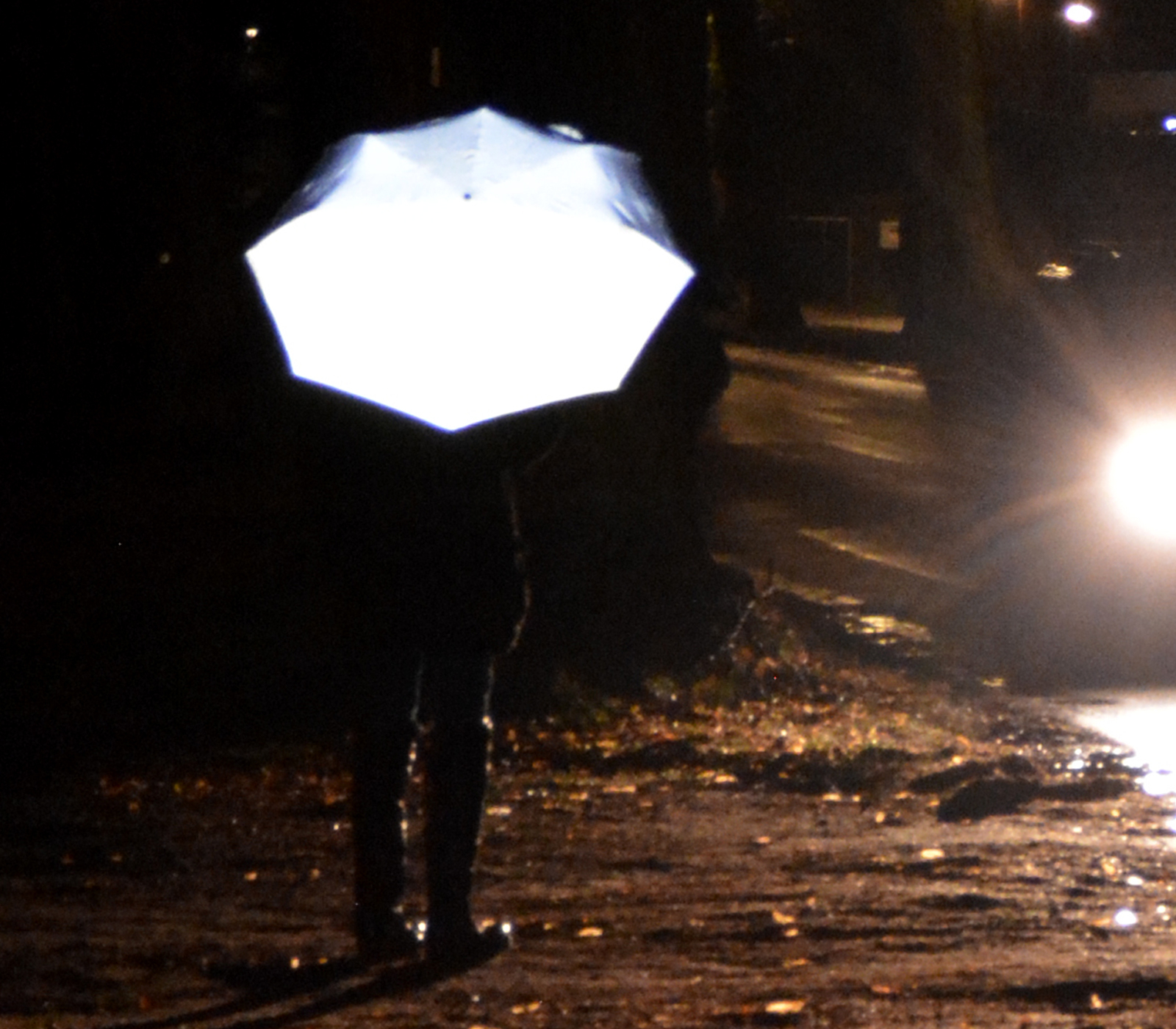 iX-brella überschlagfähiger Fiberglas Stockschirm mit Automatik - windproof - "full reflective edition"
