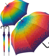 Regenschirm Rainbow Pixel - Stockschirm