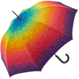 Regenschirm Rainbow Pixel - Stockschirm