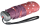 Knirps Regenschirm Mini Taschenschirm Travel klein leicht - flakes red