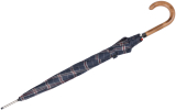 Knirps Herren Stockschirm Regenschirm Long AC - check navy