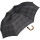 Knirps Herren Taschenschirm Topmatic SL Holz-Rundhakengriff - check black