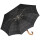 Knirps Herren Taschenschirm Topmatic SL Holz-Rundhakengriff - check black