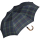 Knirps Herren Taschenschirm Topmatic SL Holz-Rundhakengriff - check hunter