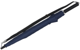 iX-brella Umhängeschirm Hands-Free - der Automatik-Regenschirm mit Gurt - insignia blau
