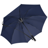 iX-brella Umhängeschirm Hands-Free - der Automatik-Regenschirm mit Gurt - insignia blau