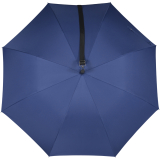 iX-brella Umhängeschirm Hands-Free - der Automatik-Regenschirm mit Gurt - royal blau