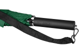 iX-brella Umhängeschirm Hands-Free - der Automatik-Regenschirm mit Gurt - dunkelgrün