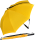 iX-brella Umhängeschirm Hands-Free - der Automatik-Regenschirm mit Gurt - dottergelb