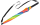 iX-brella Umhängeschirm Hands-Free - der Automatik-Regenschirm mit Gurt - Regenbogen