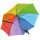 iX-brella Umhängeschirm Hands-Free - der Automatik-Regenschirm mit Gurt - Regenbogen