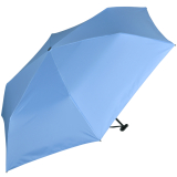 Knirps Taschenschirm US.050 Ultra Light Slim Manual mit UV- und Hitzeschutz im Etui - blau-schwarz