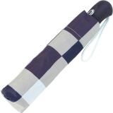 Esprit Taschenschirm Easymatic Light mit Auf-Zu Automatik Longcheck grey-blue
