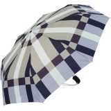 Esprit Taschenschirm Easymatic Light mit Auf-Zu Automatik Longcheck grey-blue