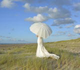 iX-brella XXL Hochzeitsschirm Brautschirm Wedding Heart - cream - 2- Wahl