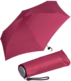 Doppler Super Mini Fiber Compact Taschenschirm extrem leicht und klein - viva magenta