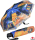 Doppler Damen Taschenschirm mit Auf-Zu-Automatik Magic Mini Cafeterrasse