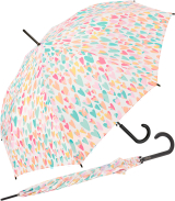 Benetton Stockschirm Long Automatik Aquarell Hearts -...