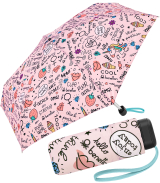 Benetton Regenschirm Girlie - Taschenschirm Ultra Mini Flat