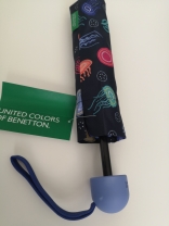 Benetton Super Mini Kinder-Taschenschirm mit...