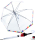 Knirps Damen Glockenschirm C.760 transparent Pride