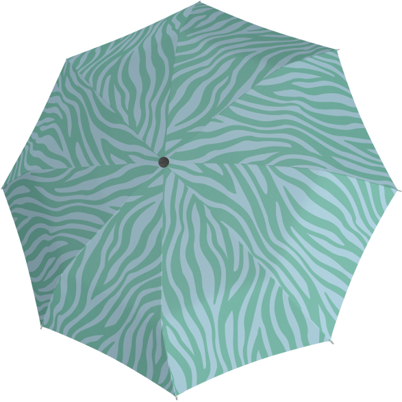 Knirps Damen Stockschirm A.760 Automatik Zebra - mint