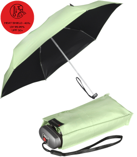 Knirps mini Taschenschirm Travel mit UV- und Hitze-Schutz - wasabi